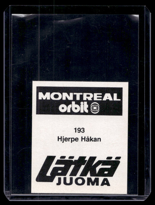 1980 Mallasjuoma Lätkäjuoma - Håkan Hjerpe #193