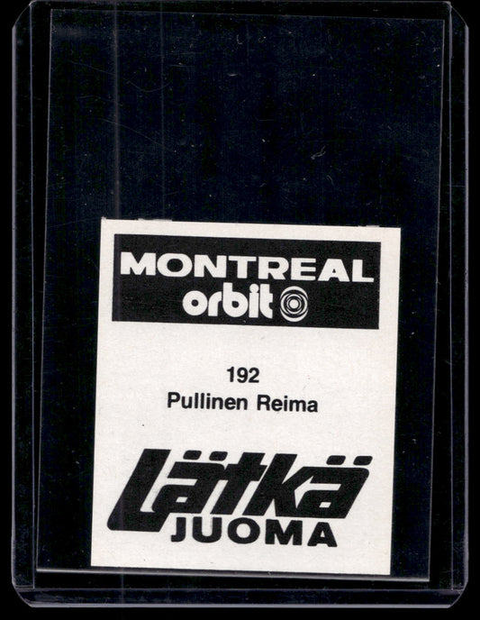 1980 Mallasjuoma Lätkäjuoma - Reima Pullinen #192