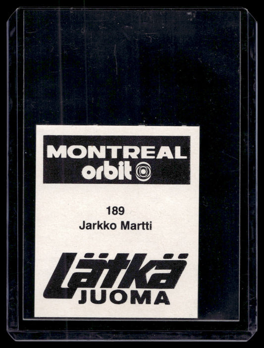 1980 Mallasjuoma Lätkäjuoma - Martti Jarkko #189