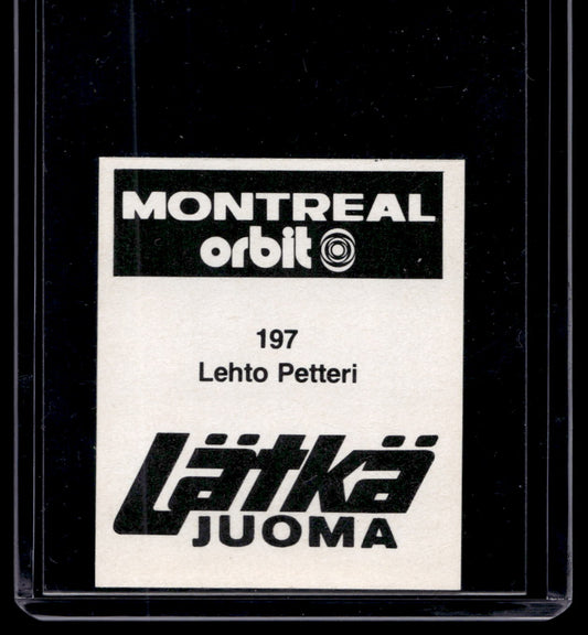 1980 Mallasjuoma Lätkäjuoma - Petteri Lehto #197