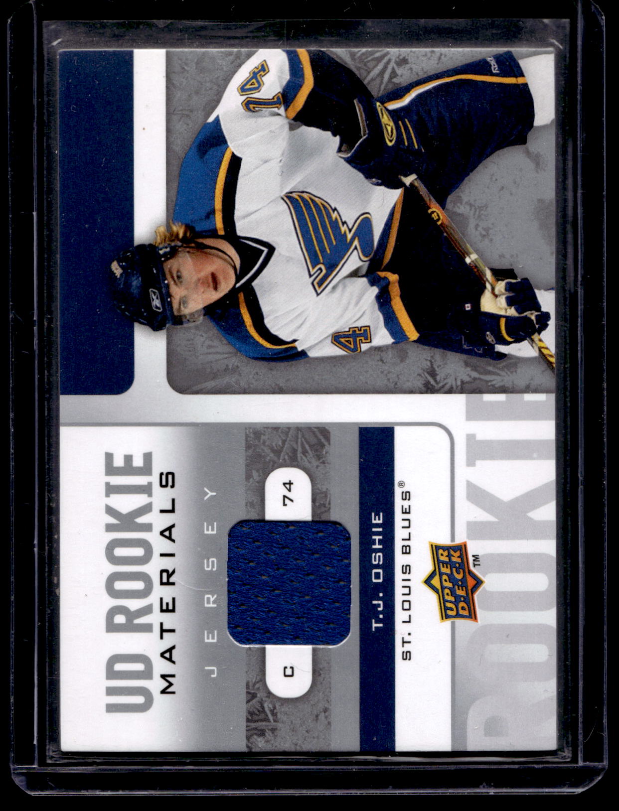 2008-09 Upper Deck - UD Rookie Materials T.J. Oshie #RM-TO RY