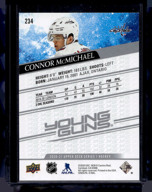 2020-21 Upper Deck - Young Guns - Connor McMichael #234 RC