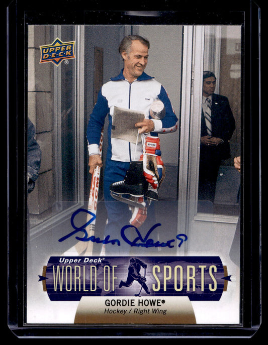 2011 Upper Deck World of Sports - Autographs - Gordie Howe #371