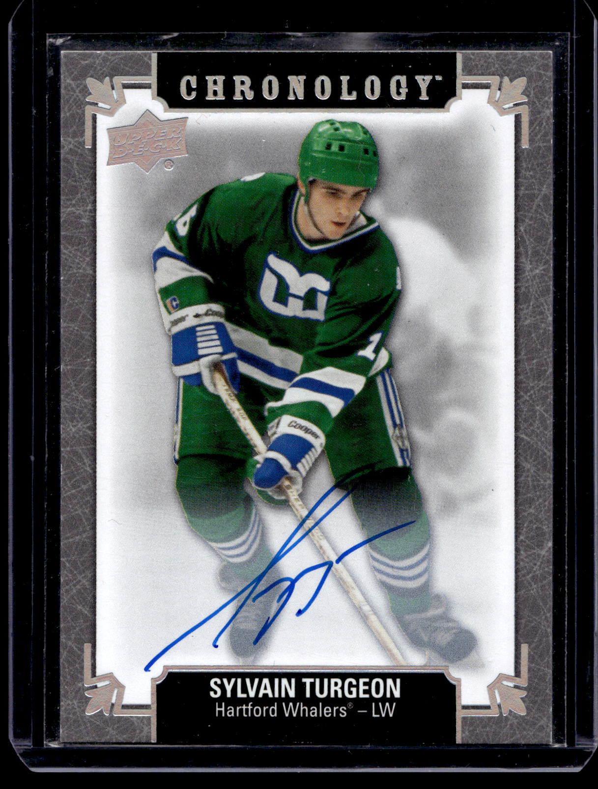 2019-20 Upper Deck Chronology - Franchise History Autographs - Sylvain Turgeon #FH-HA-ST