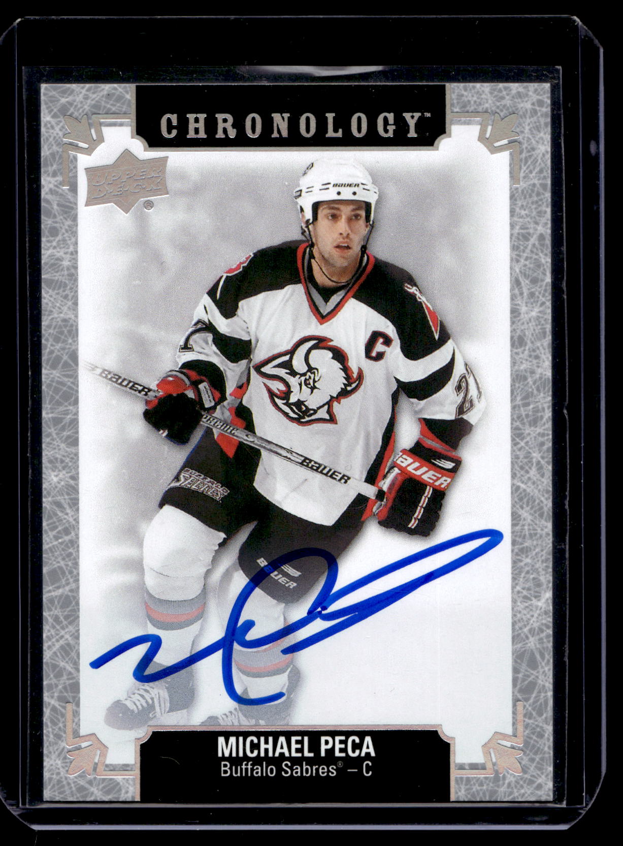 2018-19 Upper Deck Chronology - Franchise History Autographs - Michael Peca #FH-BU-MP