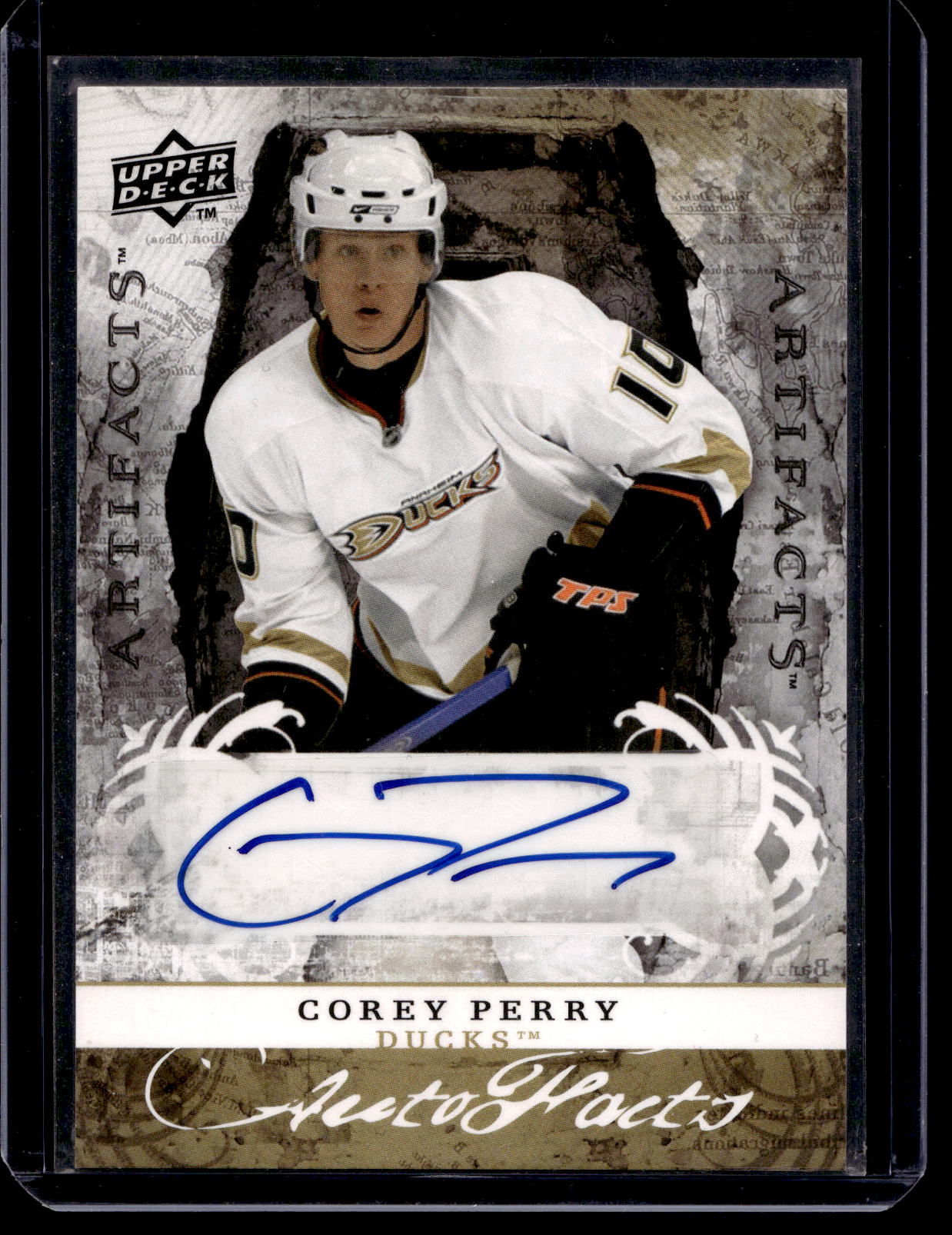 2008-09 Upper Deck Artifacts - Autofacts - Corey Perry #AF-CP
