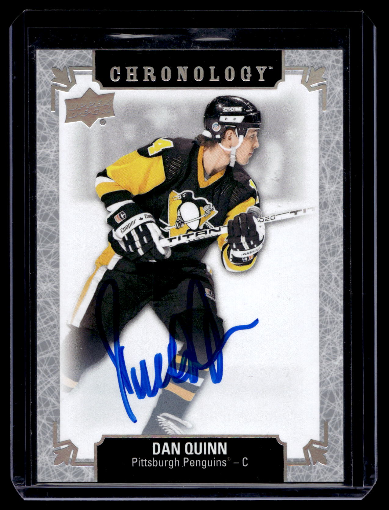 2018-19 Upper Deck Chronology - Franchise History Autographs - Dan Quinn #FH-PI-DQ