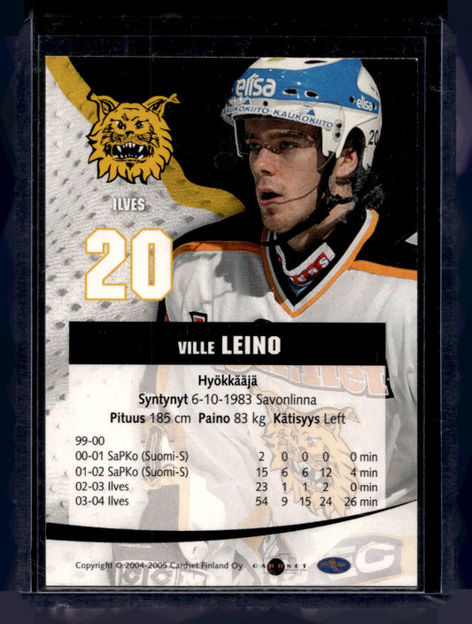 2004-05 Cardset Signature - Ville Leino