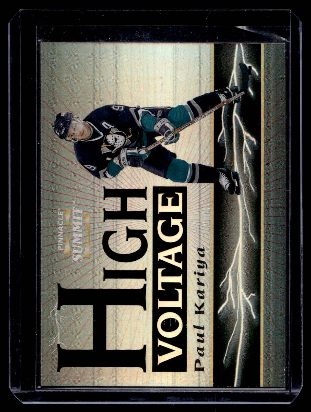 1996-97 Pinnacle Summit - High Voltage - Paul Kariya #3 /1500