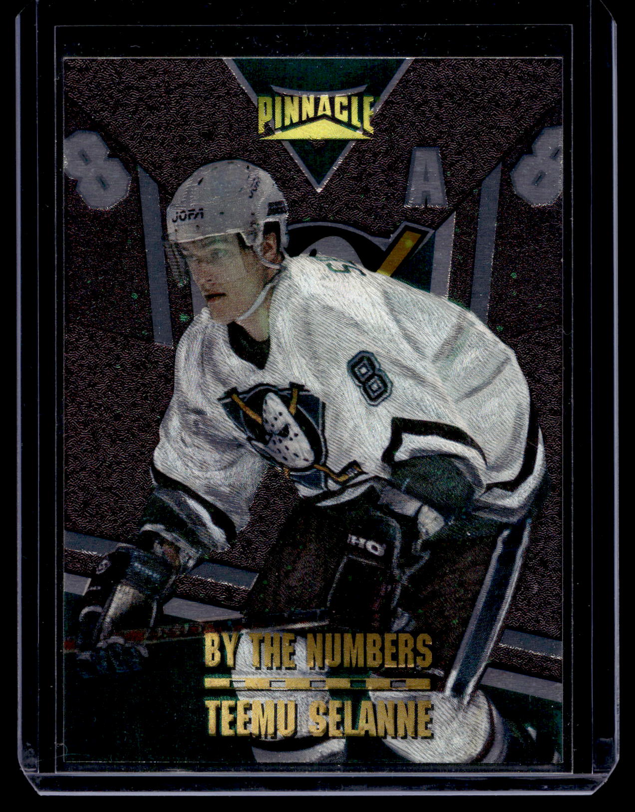 1996-97 Pinnacle - By the Numbers Promo - Teemu Selanne #1