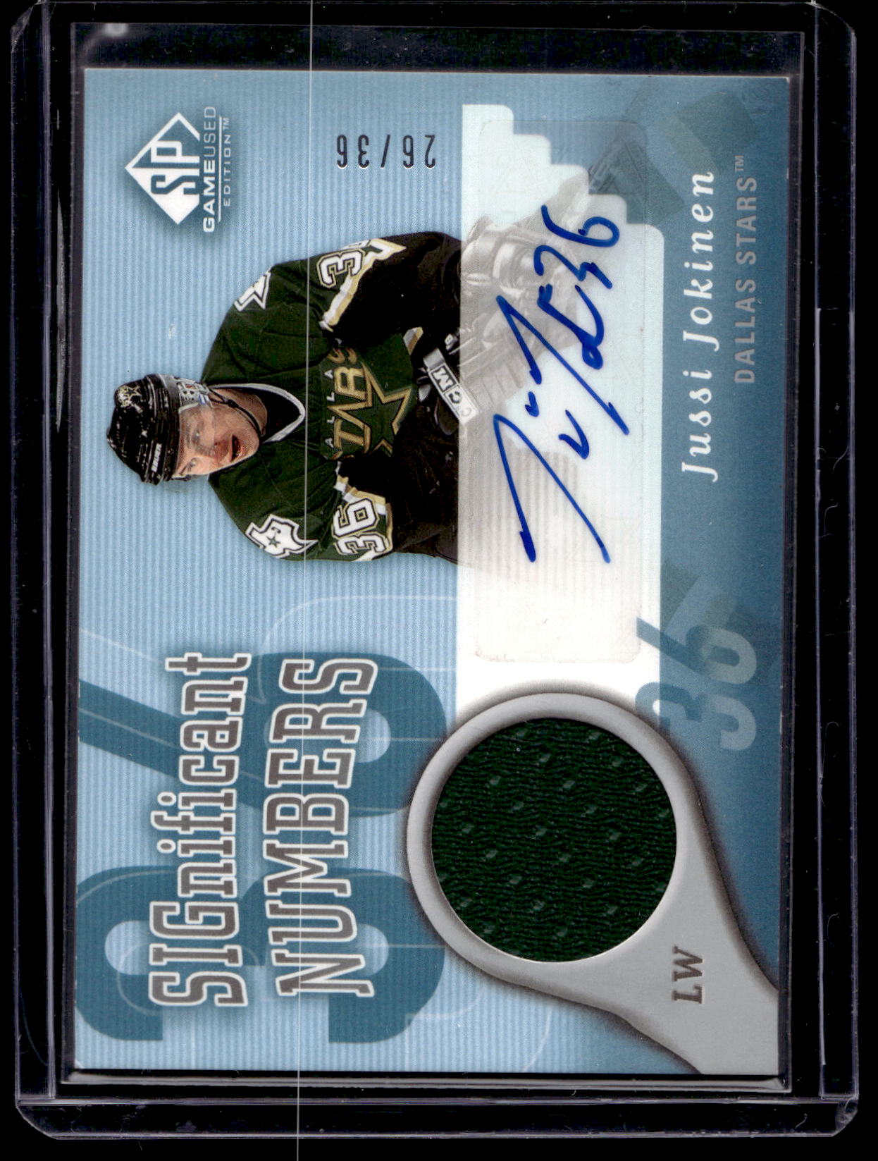 2005-06 SP Game Used Edition - Significant Numbers - Jussi Jokinen #SN-JJ /36 RY