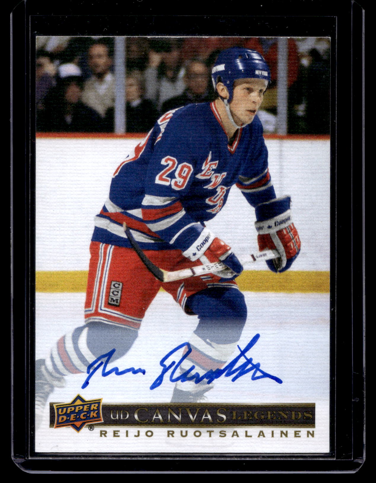 2020-21 Upper Deck SP Signature Edition Legends - UD Canvas Legends - Autographs - Reijo Ruotsalainen #C-94