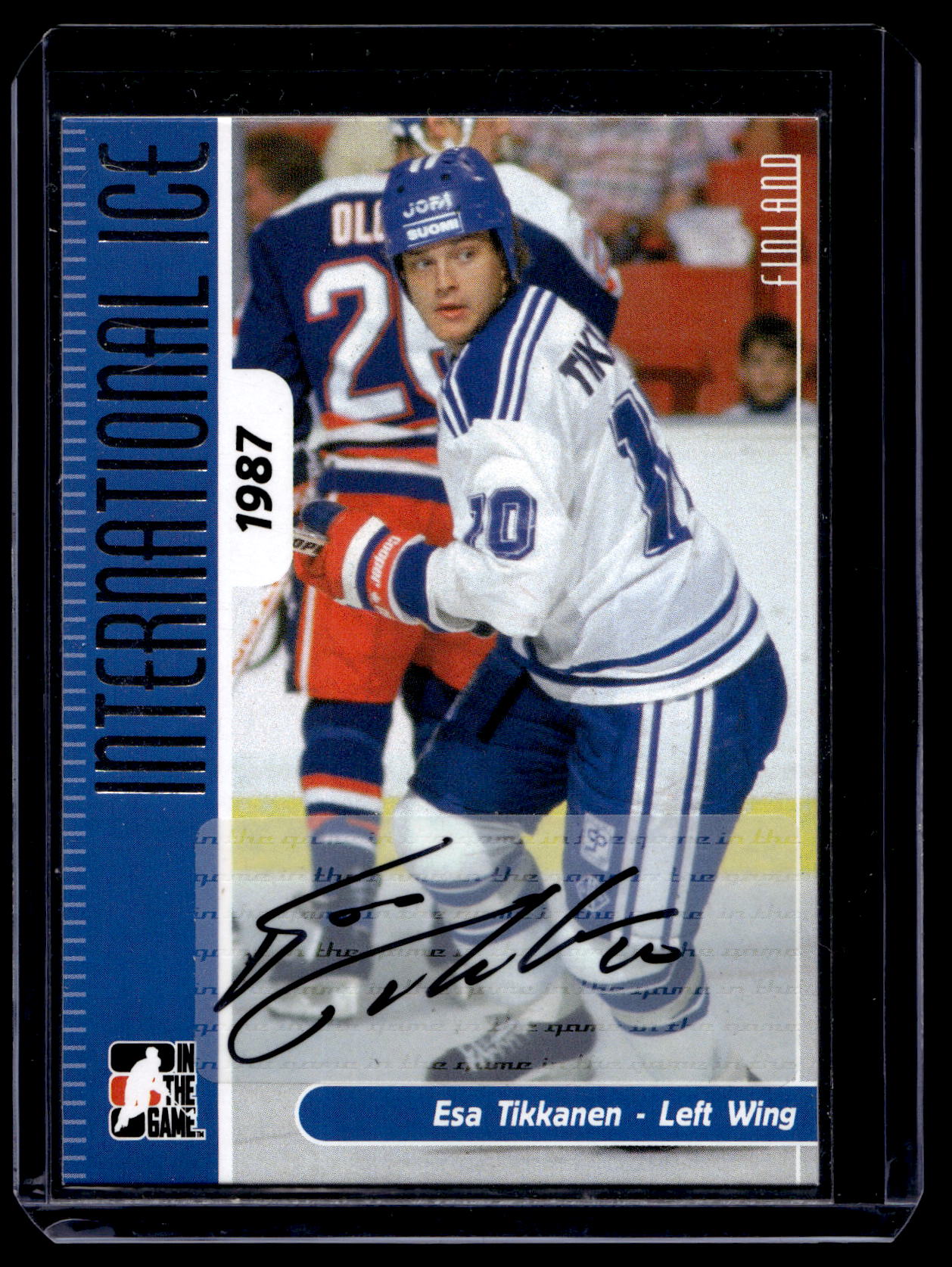 2006-07 In the Game-Used International Ice Signature Series Autographs - Esa Tikkanen #A-ET2