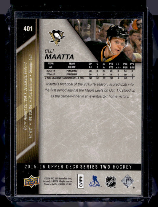 2015-16 Upper Deck - UD Midnight - Olli Maatta #401 /25