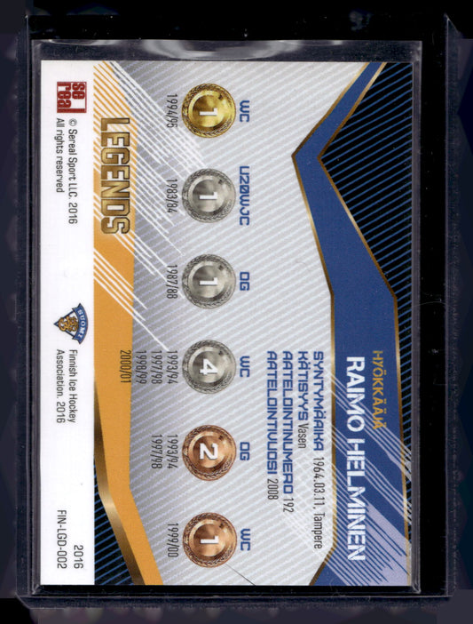2016 Sereal Team Finland Legends - Raimo Helminen #FIN-LGD-002 /70