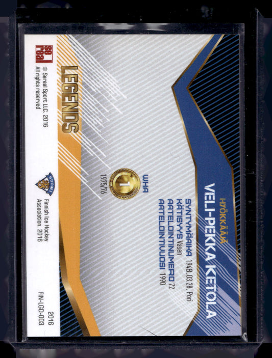2016 Sereal Team Finland Legends - Veli-Pekka Ketola #FIN-LGD-003 /70
