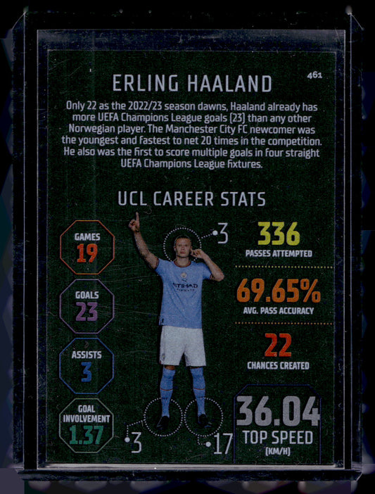 2022-23 Topps Match Attax UEFA Club Competitions - Black Edge Edition - Erling Haaland #461