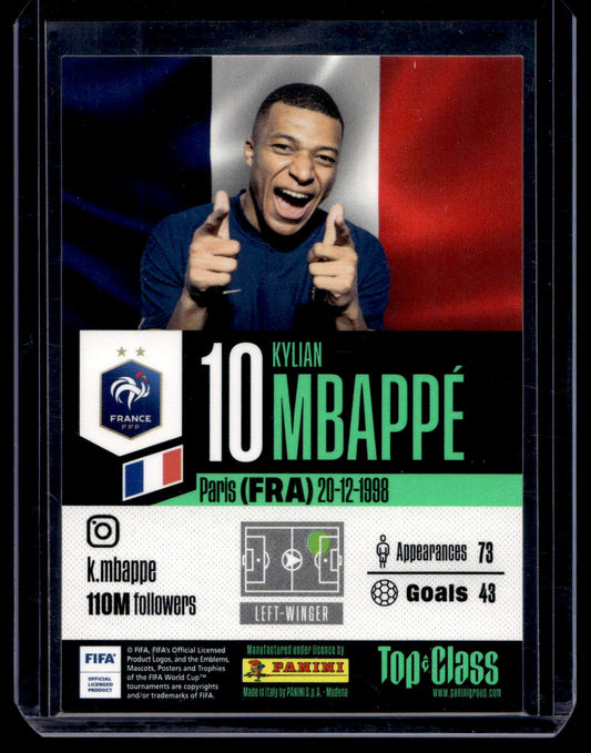 2024 Panini Adrenalyn XL Top Class - Rainbow Master - Kylian Mbappe #211