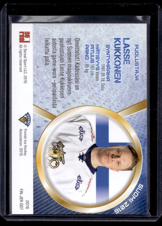 2016 Sereal Team Finland Jerseys - Lasse Kukkonen #FIN-JER-007 /111