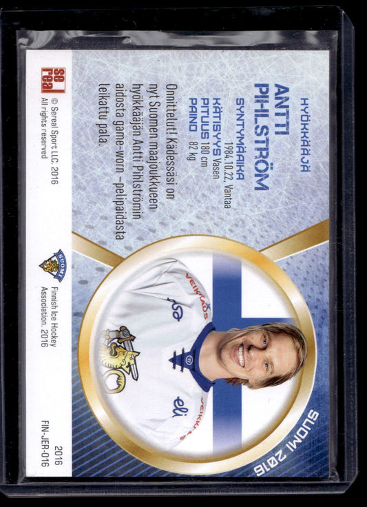 2016 Sereal Team Finland Jerseys - Antti Pihlström #FIN-JER-016 /111
