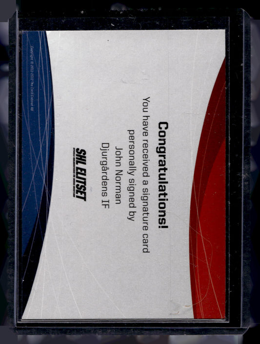 2011-12 SHL Signatures - John Norman