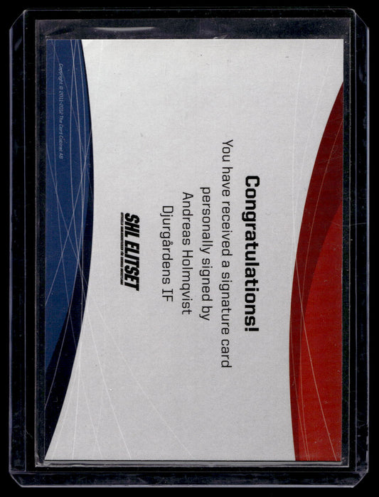 2011-12 SHL Signatures - Andreas Holmqvist