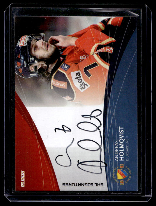 2011-12 SHL Signatures - Andreas Holmqvist