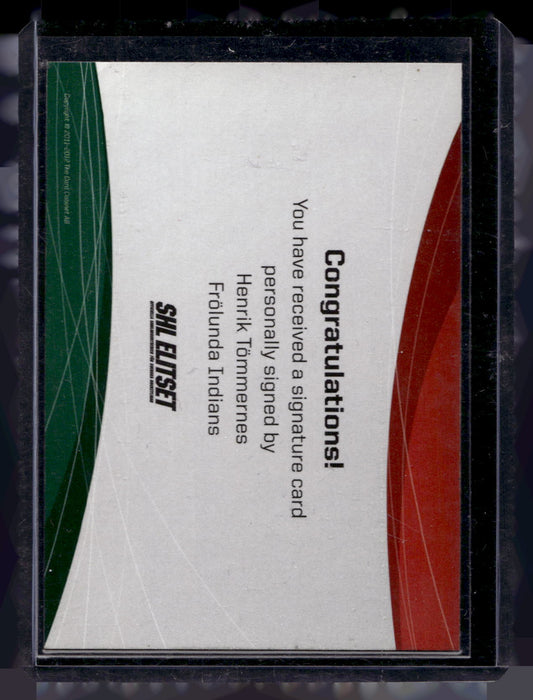 2011-12 SHL Signatures - Henrik Tömmernes