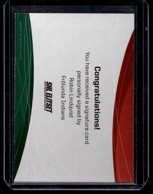 2011-12 SHL Signatures - Robin Lindqvist