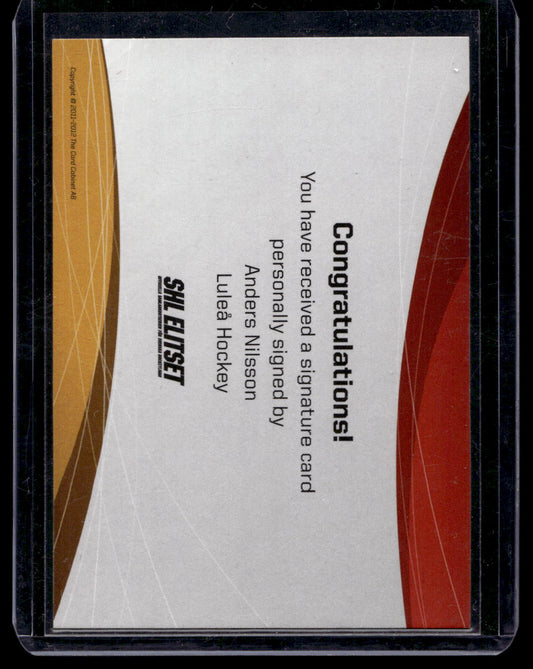 2011-12 SHL Signatures - Anders Nilsson