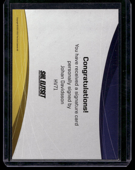 2011-12 SHL Signatures - Johan Davidsson