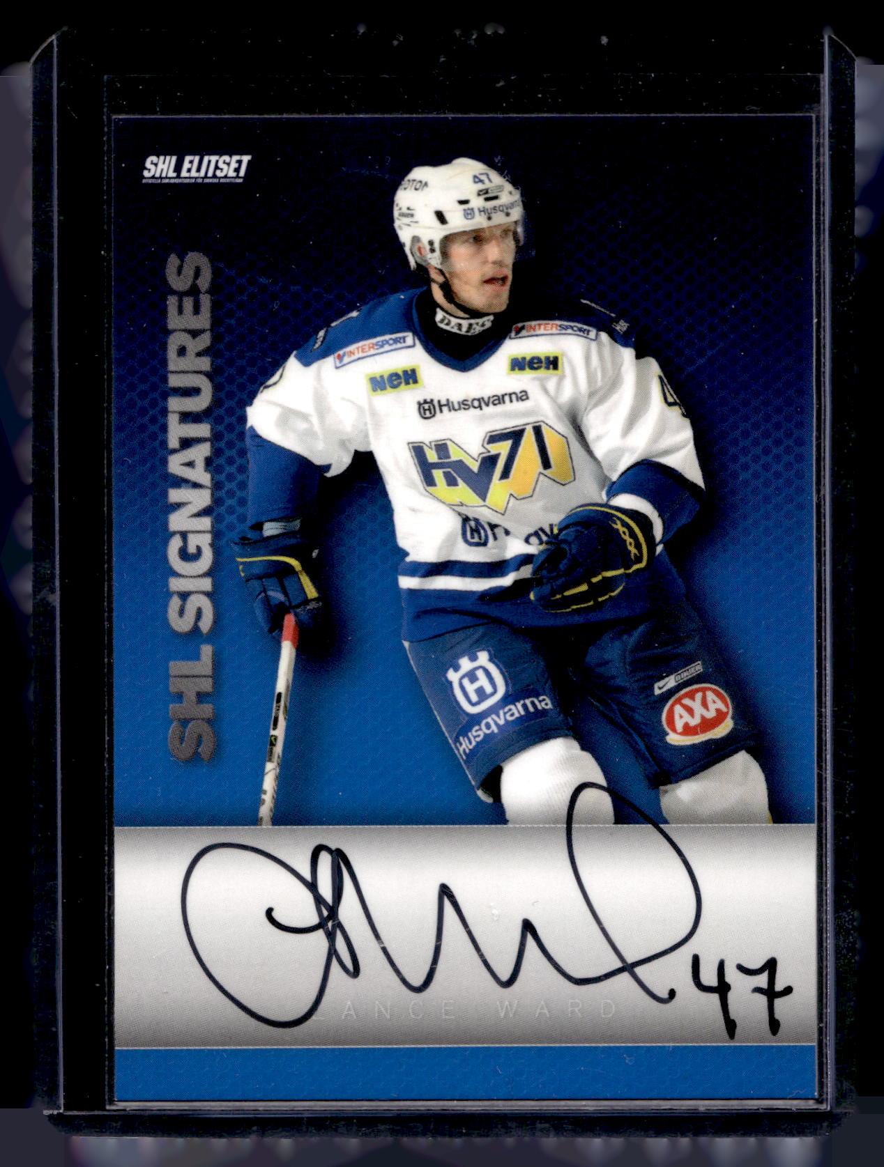 2008-09 SHL Signatures - Lance Ward
