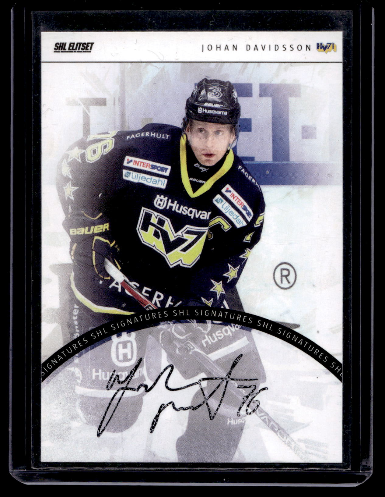 2013-14 SHL Signatures - Johan Davidsson