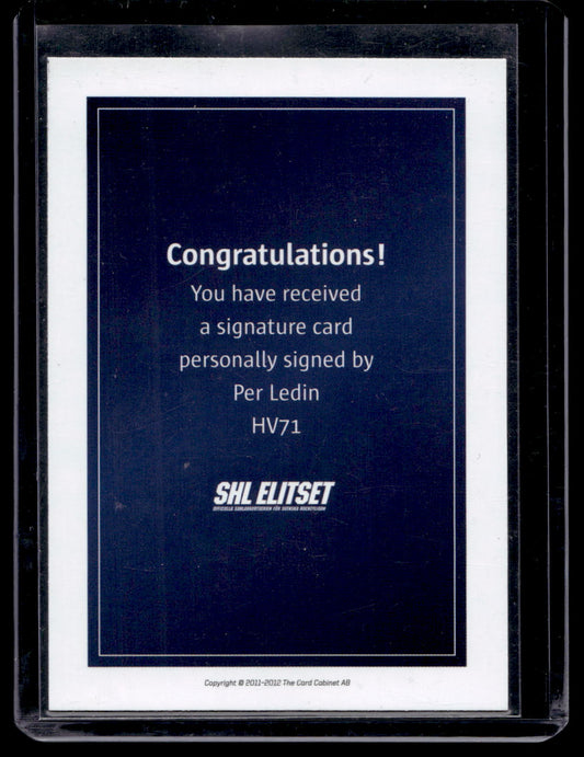 2011-12 SHL Signatures - Per Ledin