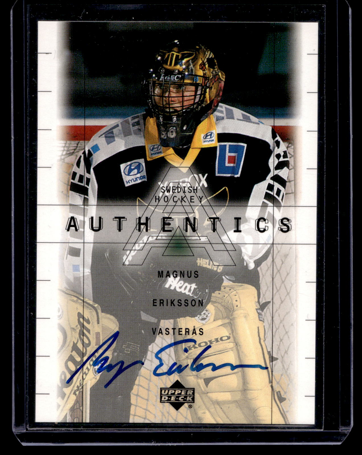 1999-00 Upper Deck Swedish - Authentics Autographs - Magnus Eriksson #ME