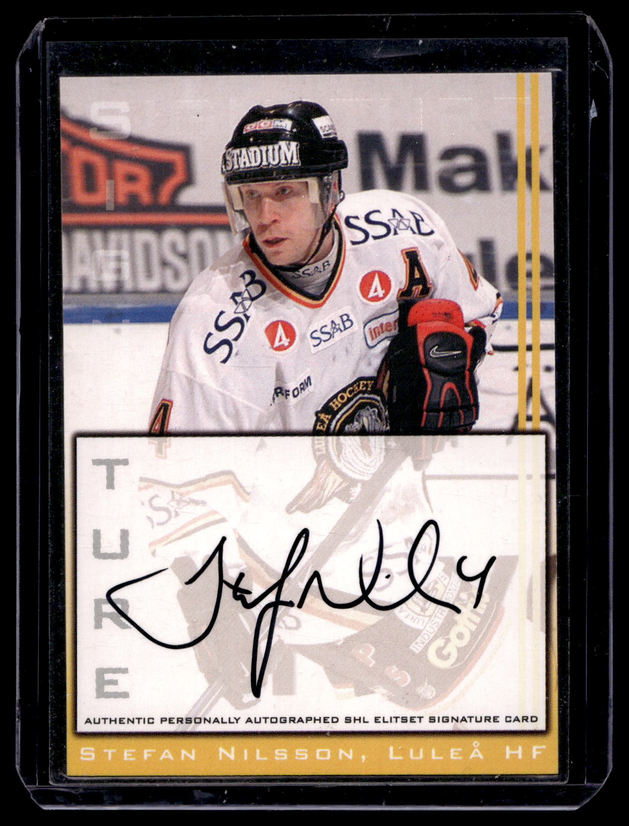 2002-03 SHL Signatures - Stefan Nilsson