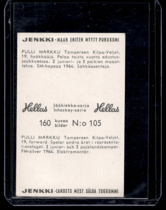 1965 Hellas Jenkki Jääkiekkosarja - Markku Pulli #105