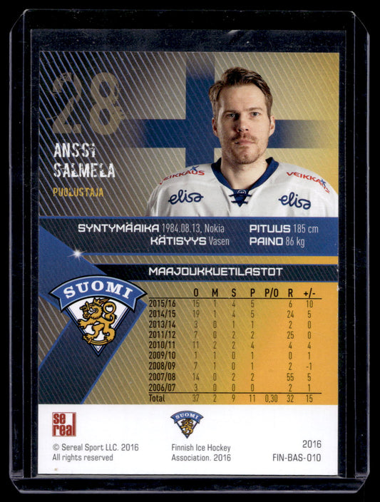 2016 Sereal Team Finland Silver - Anssi Salmela #FIN-BAS-010 /60