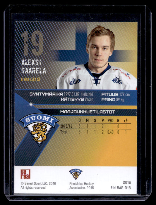 2016 Sereal Team Finland Silver - Aleksi Saarela #FIN-BAS-018 /60
