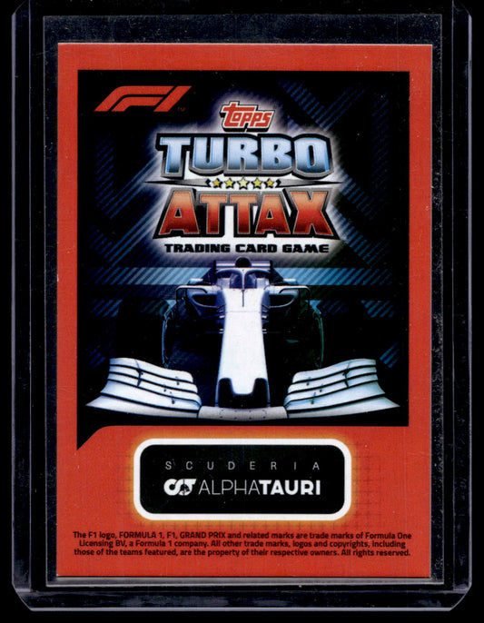 2020 Topps F1 Turbo Attax - Gold Race Winner - Pierre Gasly #181 RY