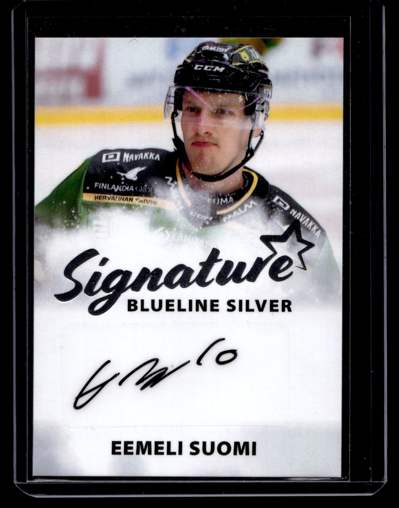 2024-25 Blueline Signature Silver - Eemeli Suomi #AU-ES /100