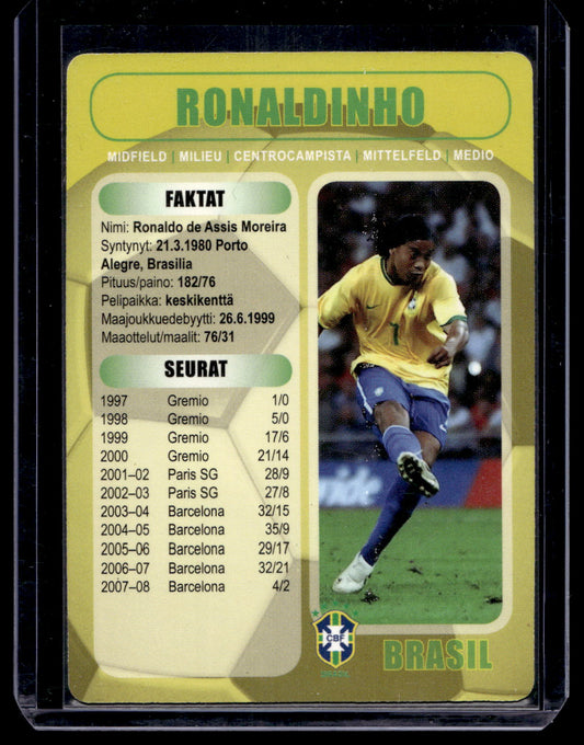 2008 Boing Magazine - Finnish Promos - Ronaldinho #B2