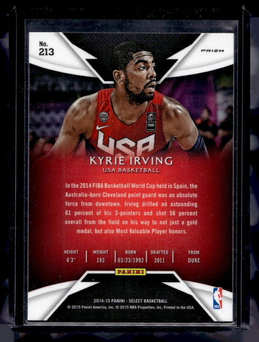 2014-15 Panini Select - Silver Prizm Courtside - Kyrie Irving #213