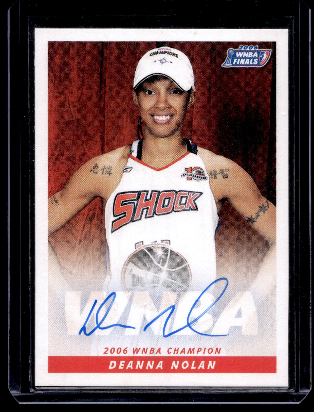 2007 Rittenhouse WNBA - Autographs - WNBA Champion - Deanna Nolan