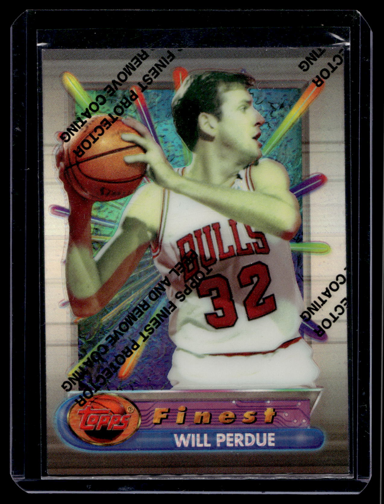 1994-95 Topps Finest - Refractor - Will Perdue #138