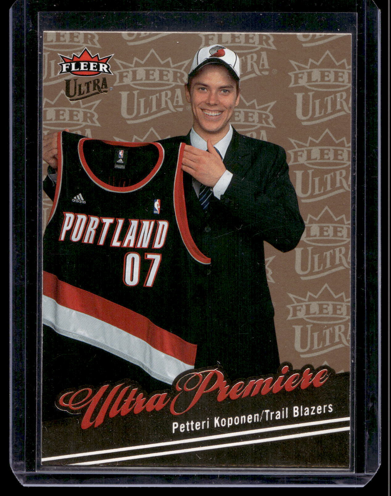 2007-08 Fleer Ultra - Gold Medallion - Ultra Premiere - Petteri Koponen #215 RC
