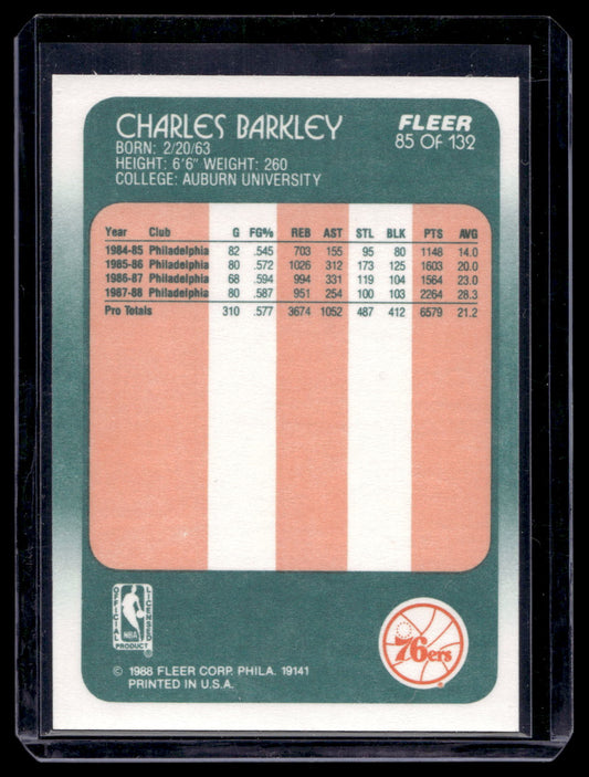 1988-89 Fleer - Charles Barkley #85