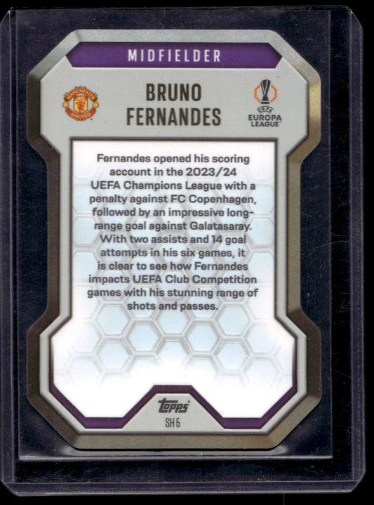 2024-25 Topps Match Attax Champions League - Pro Elite - Bruno Fernandes #SH 5