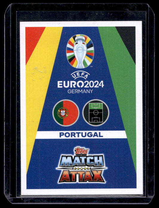 2024 Topps Match Attax UEFA Euro - Golden Goalscorer - Green Emerald Holograph - Cristiano Ronaldo #GG 9
