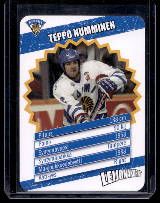 2013-14 Suomi Leijonakortit - Foil - Teppo Numminen